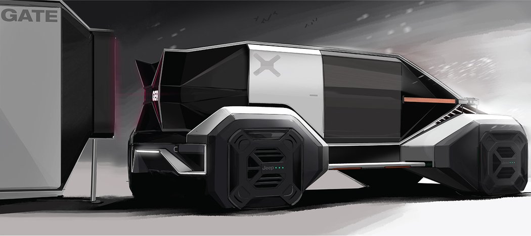future，electric vehicle，automatic，Jeep Ger / D-nomad，concept，Campervan，