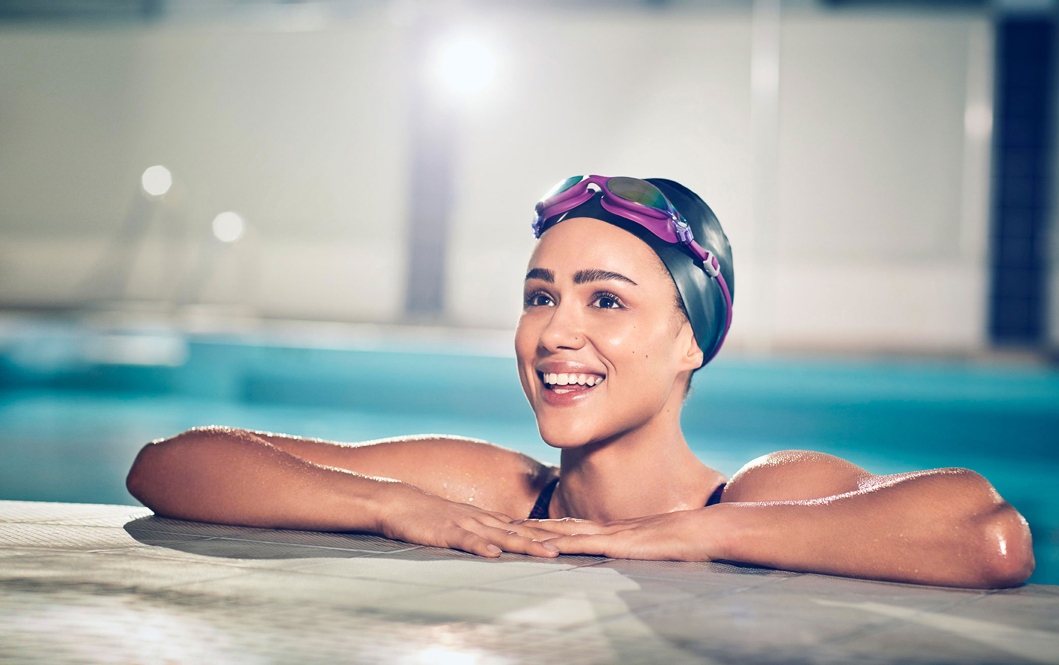 Swimming goggles，Goggles，3d，Swimming，red dot，