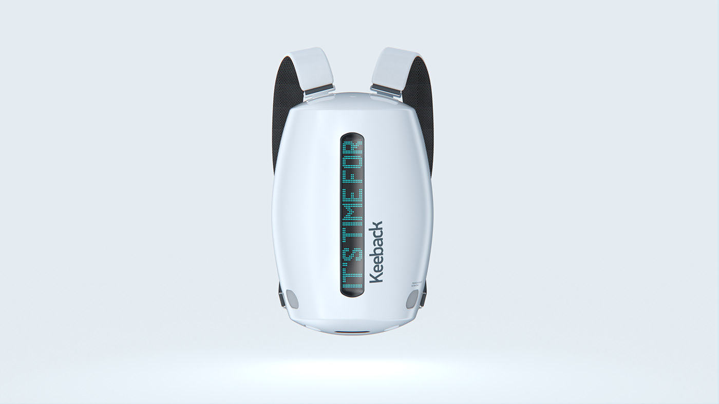 Keeback，knapsack，concept，Digital multimedia，Simplicity，
