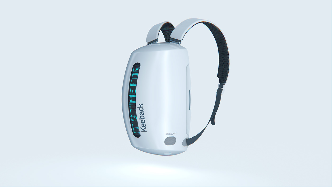Keeback，knapsack，concept，Digital multimedia，Simplicity，