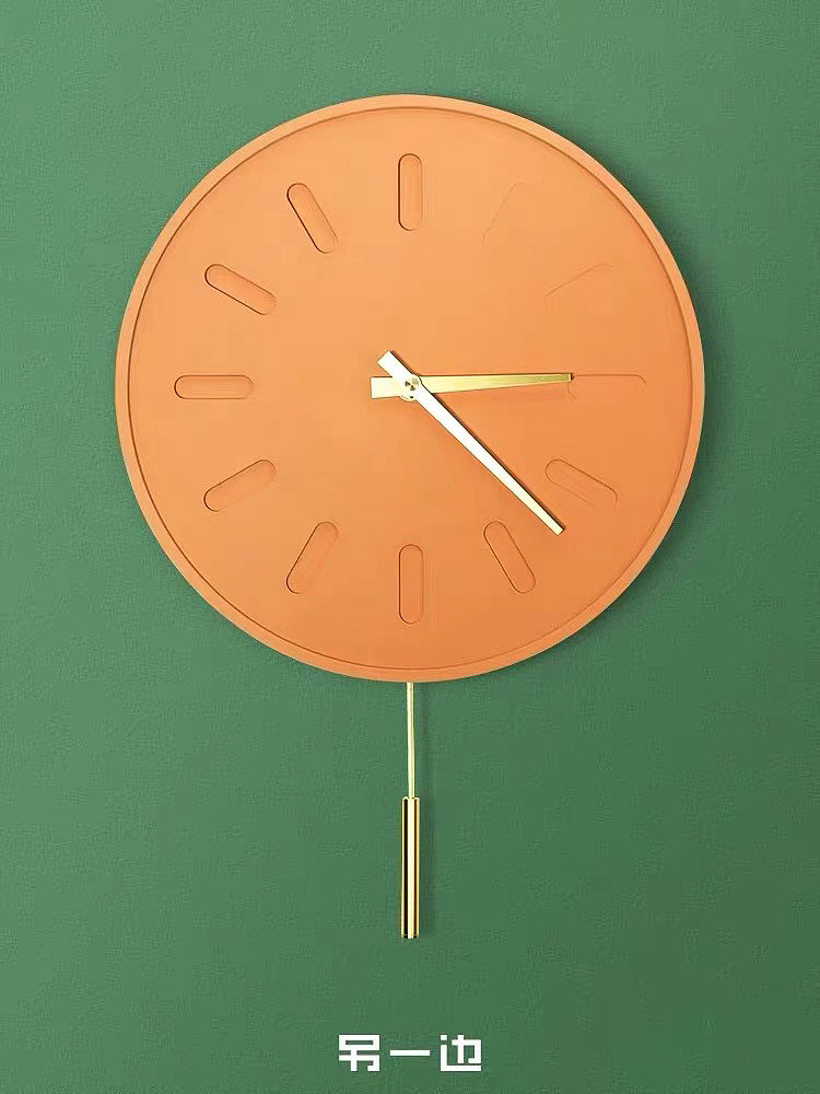 Light cement clock，