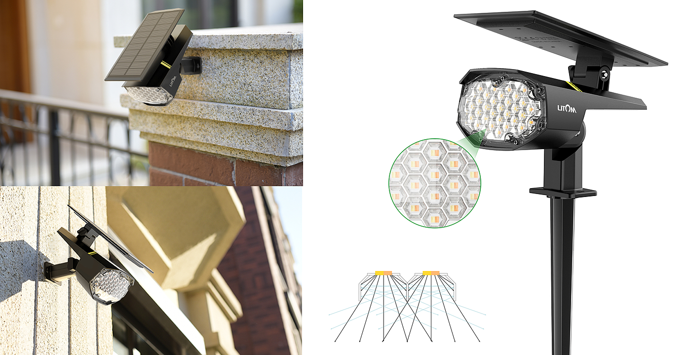 Solar lamp，lamp，outdoors，Wall lamp，Ground plug lamp，