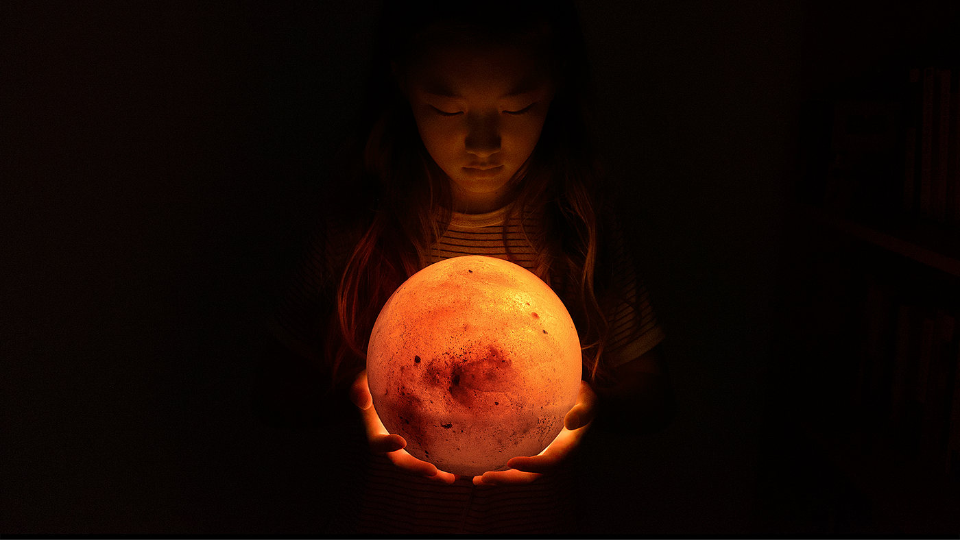 insight，telescope，Night light，children，Curious habit，Study astronomy，