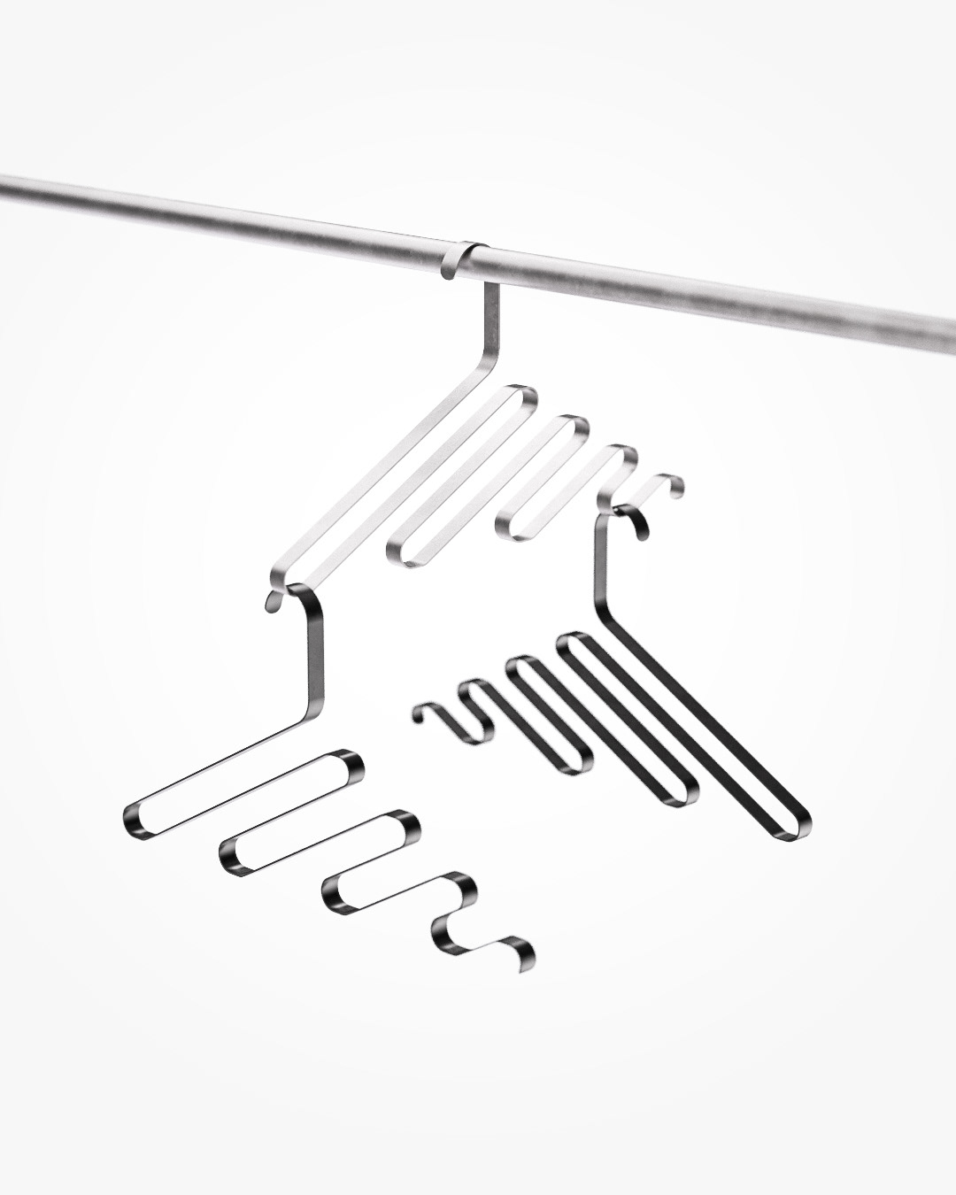 coat hanger，bend，Simplicity，