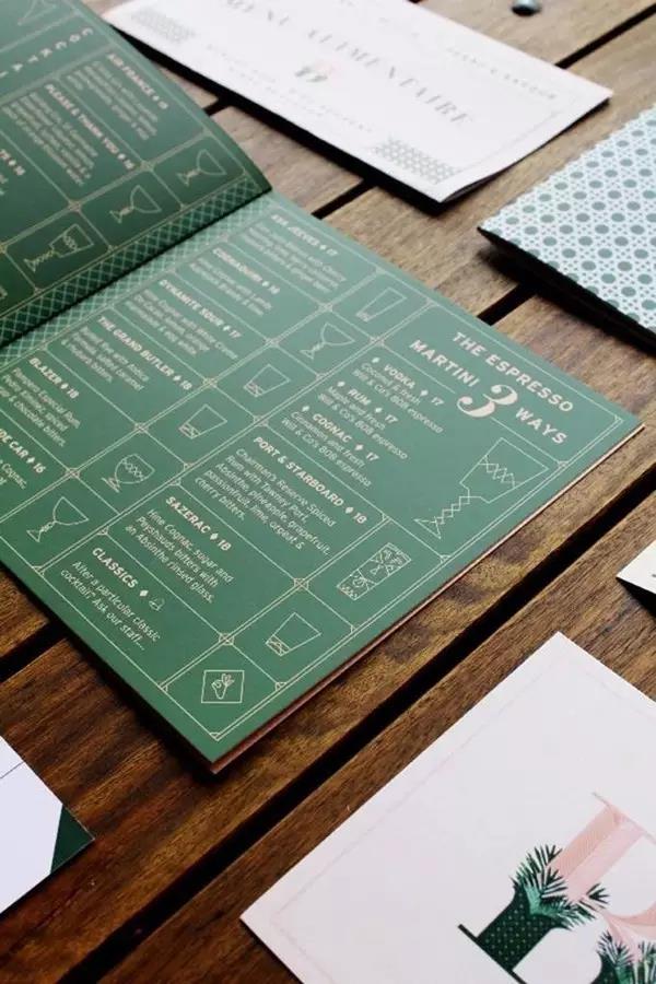 restaurant，menu，Design，originality，