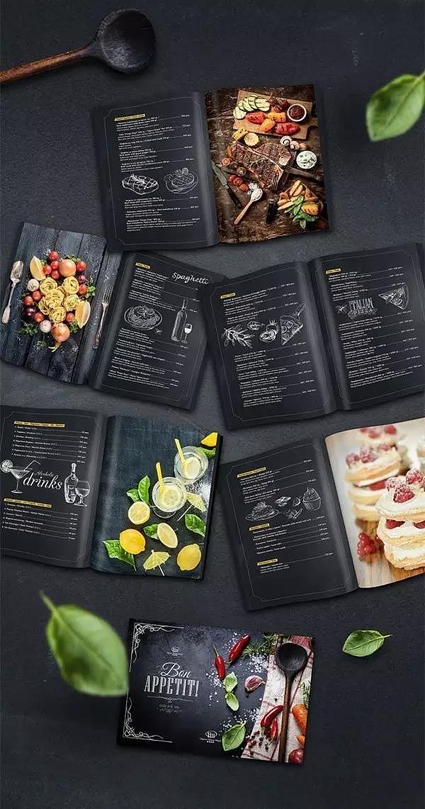 restaurant，menu，Design，originality，