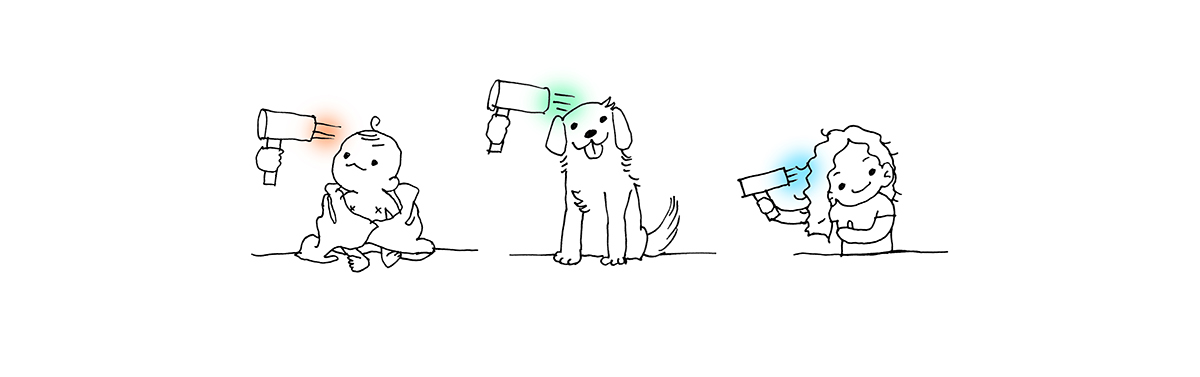 Personality design，Hair dryer，small home appliances，