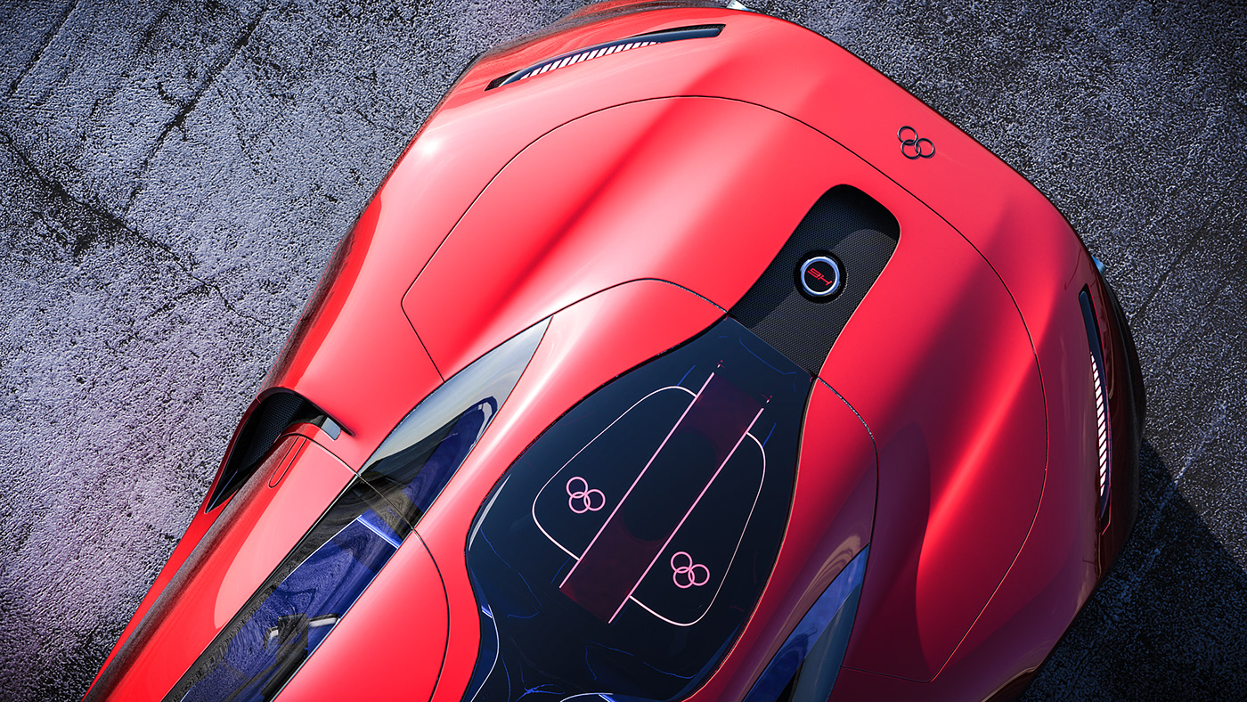 automobile，cgi，concept，Ferrari，Super run，