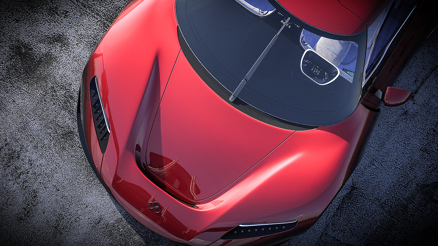 automobile，cgi，concept，Ferrari，Super run，