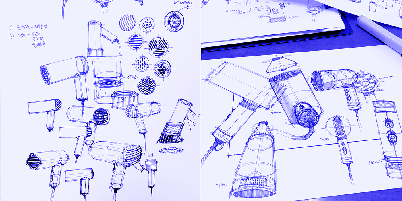 Personality design，Hair dryer，small home appliances，