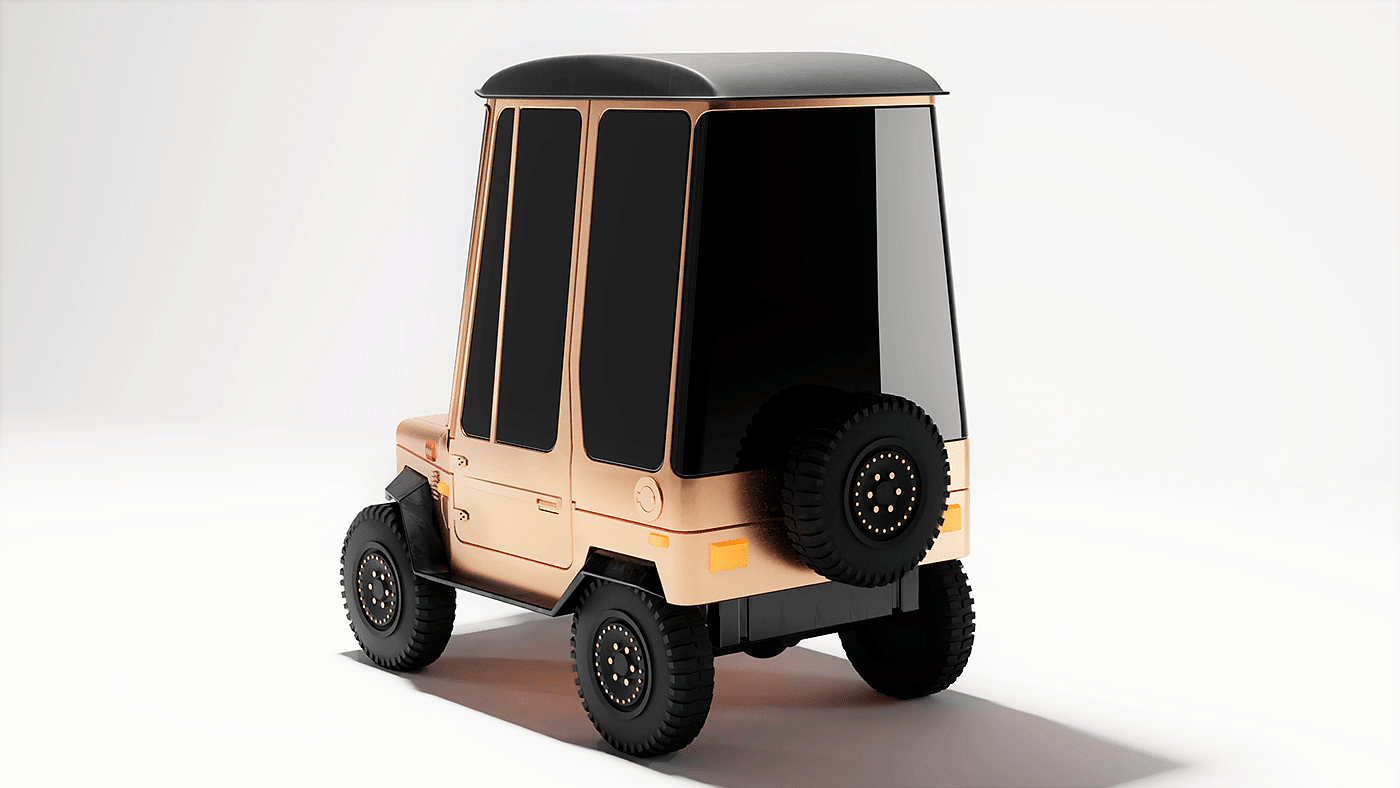 jeep，3D modeling，concept，lovely，