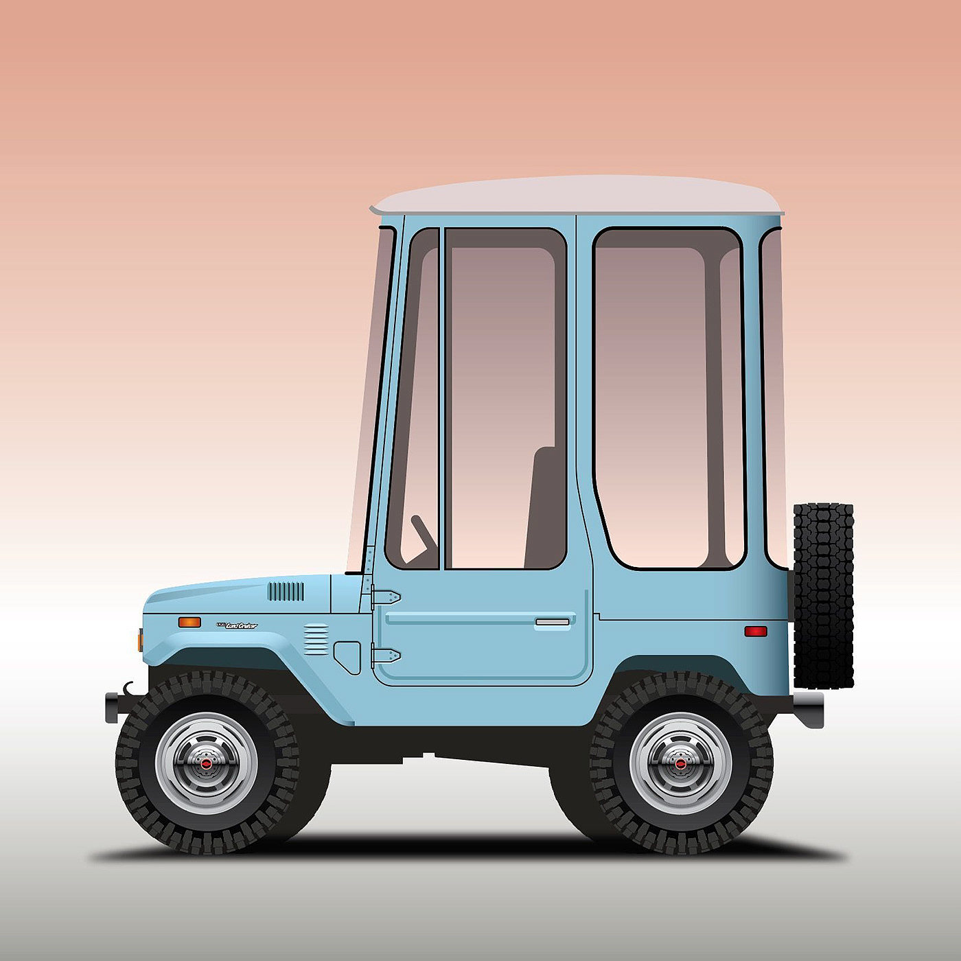 jeep，3D modeling，concept，lovely，