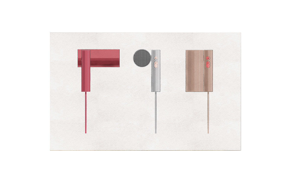 hair drier，Simplicity，geometry，
