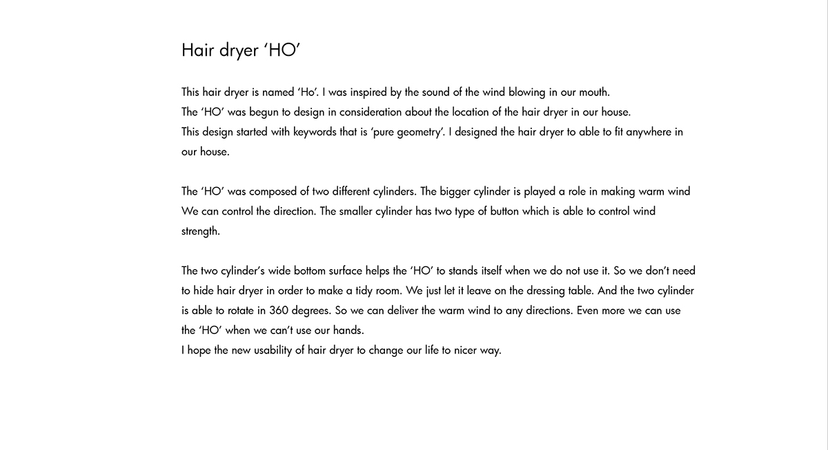 hair drier，Simplicity，geometry，