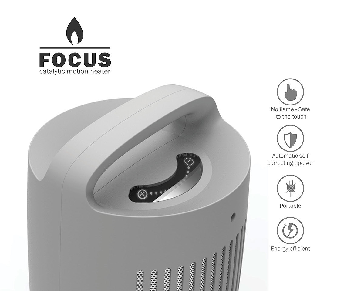 Home appliance design，focus，Intelligent catalytic space heater，Innovative design，