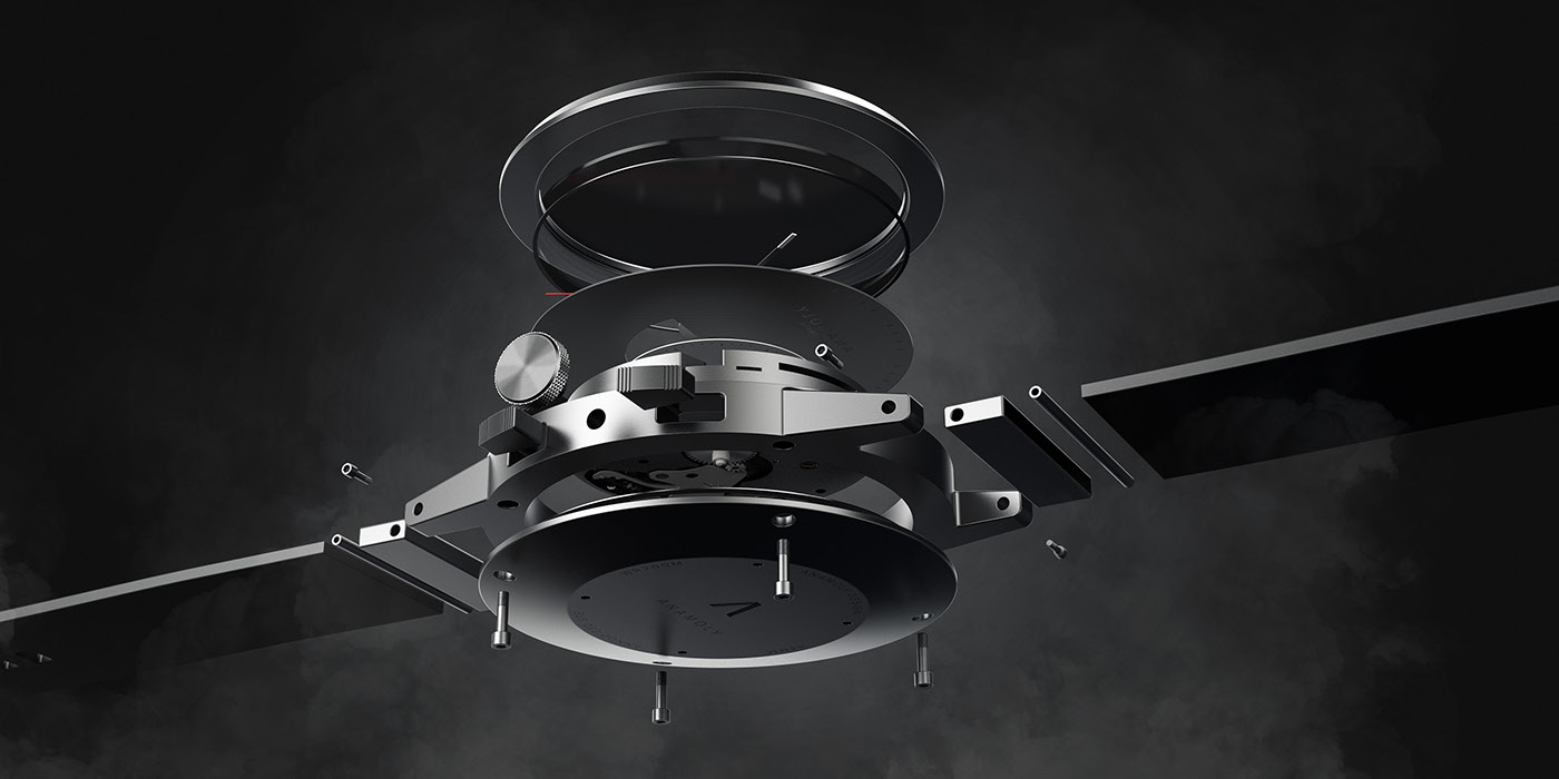 Watch design，time confetti，Black Watch，anomaly，