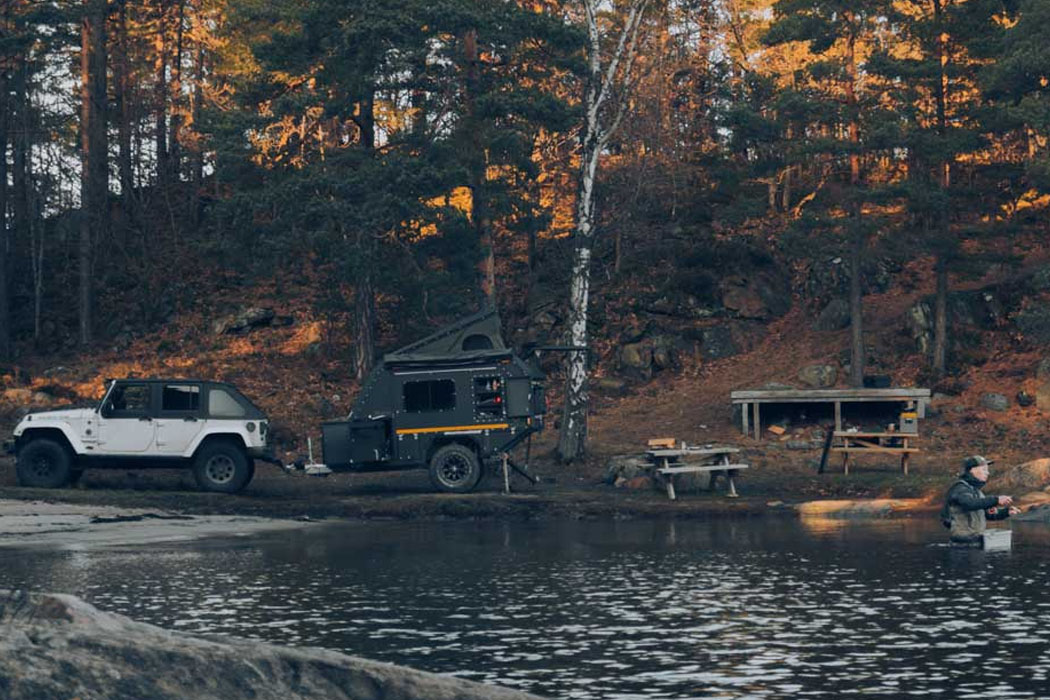 Mini Caravan，Crawler TRC 428，Off road Trailer，Campervan，