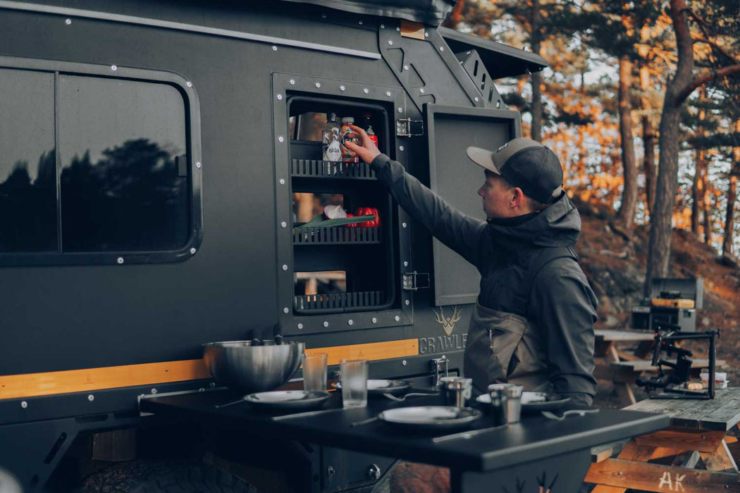 Mini Caravan，Crawler TRC 428，Off road Trailer，Campervan，