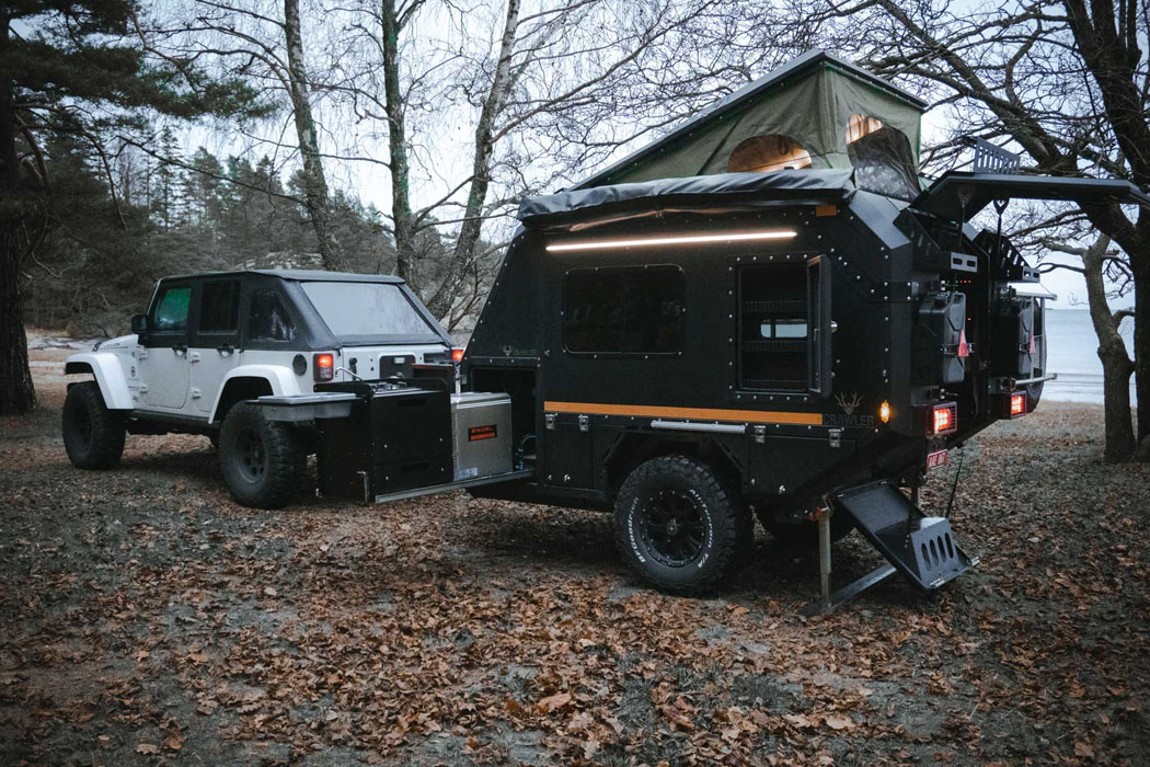 Mini Caravan，Crawler TRC 428，Off road Trailer，Campervan，