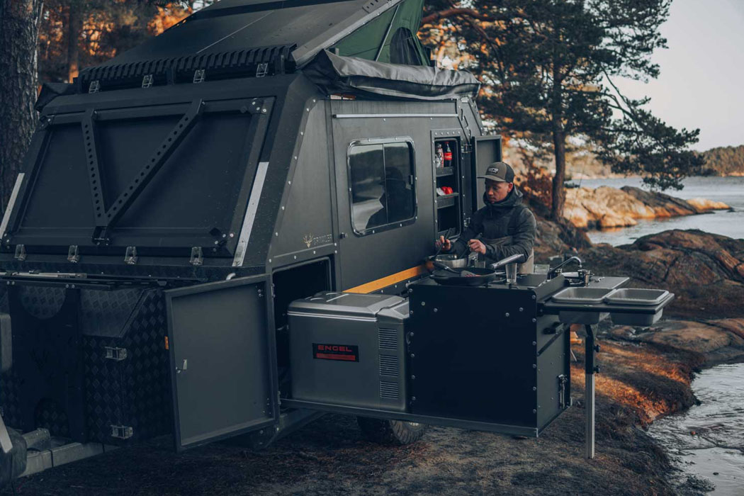 Mini Caravan，Crawler TRC 428，Off road Trailer，Campervan，