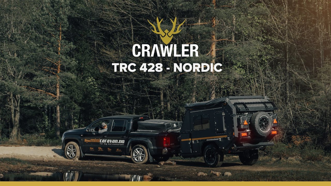 Mini Caravan，Crawler TRC 428，Off road Trailer，Campervan，
