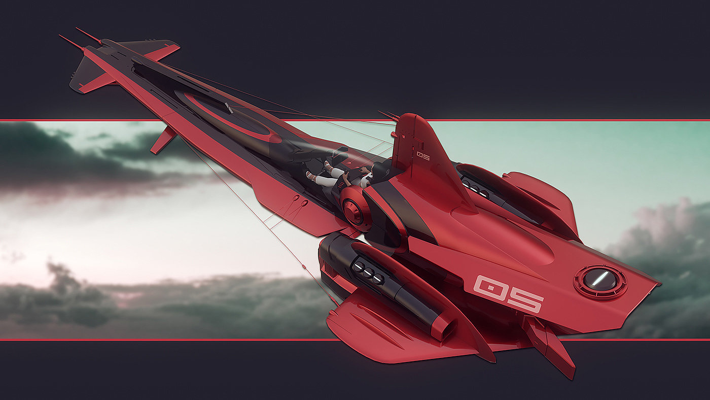 kitbashing，aircraft，concept，