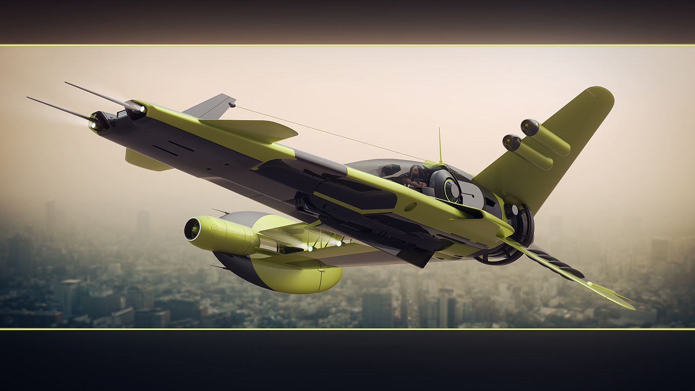 kitbashing，aircraft，concept，