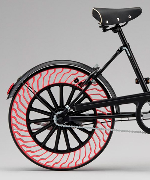 Bicycle，tyre，air-free，conceptual design，Cheer up，