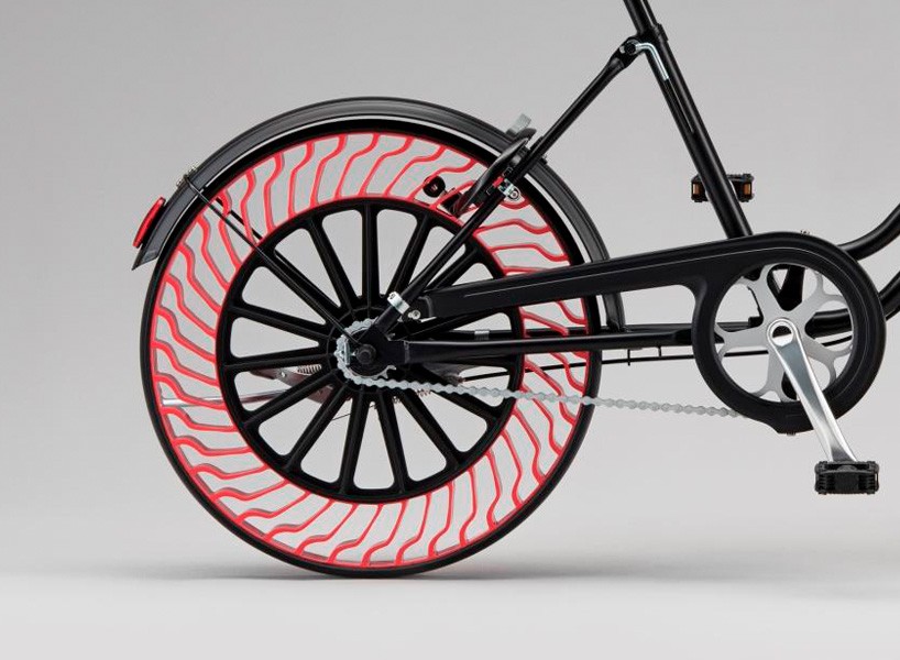 Bicycle，tyre，air-free，conceptual design，Cheer up，