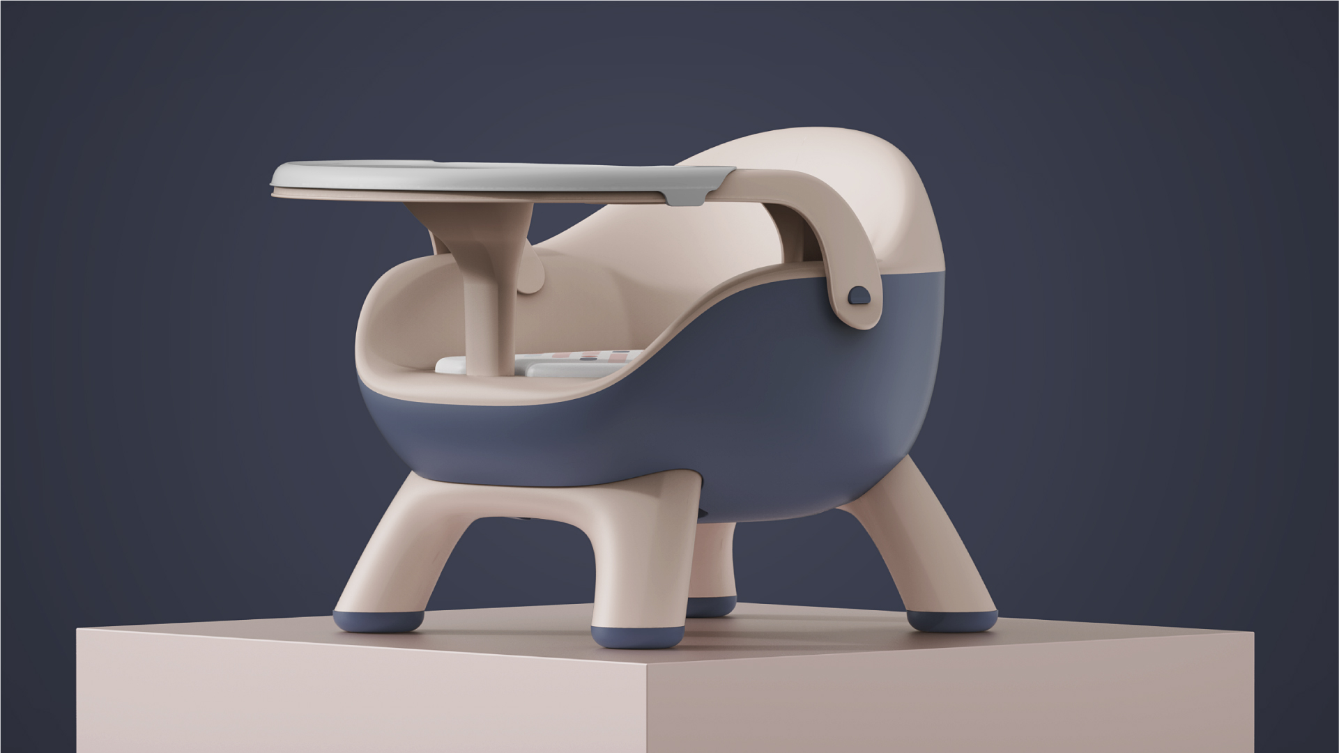 industrial design，Mingrui design，Child mother and baby，High chair ，