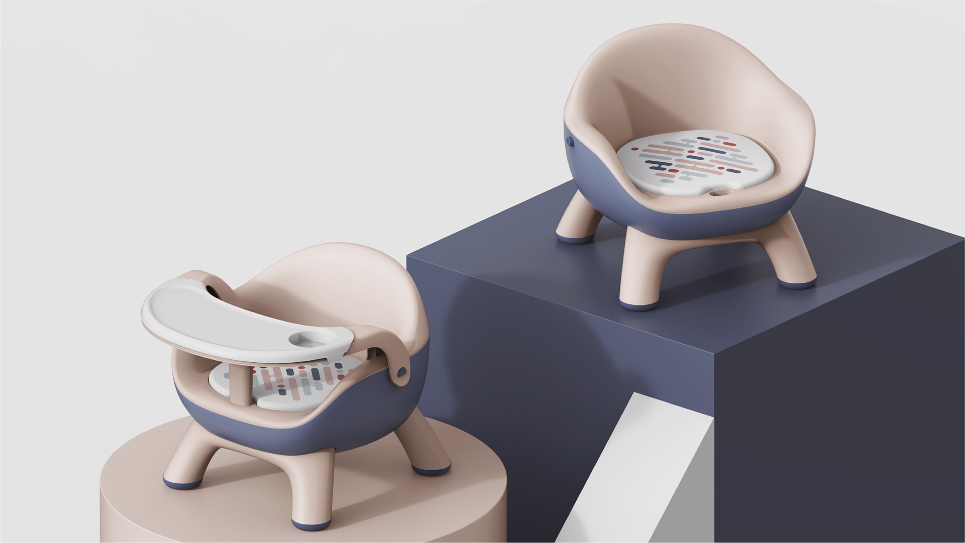industrial design，Mingrui design，Child mother and baby，High chair ，