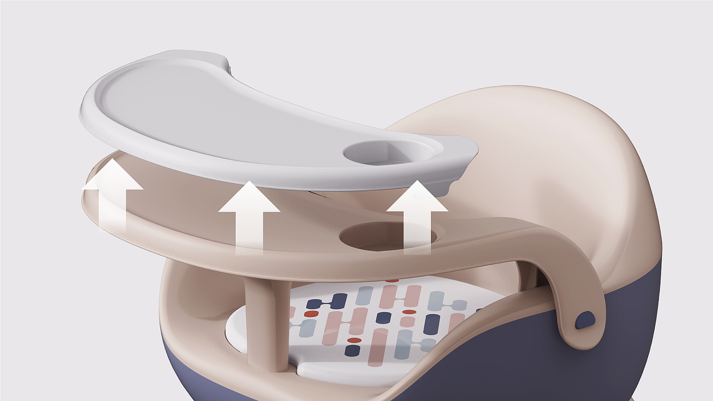 工业设计，明锐设计，儿童母婴，儿童餐椅，