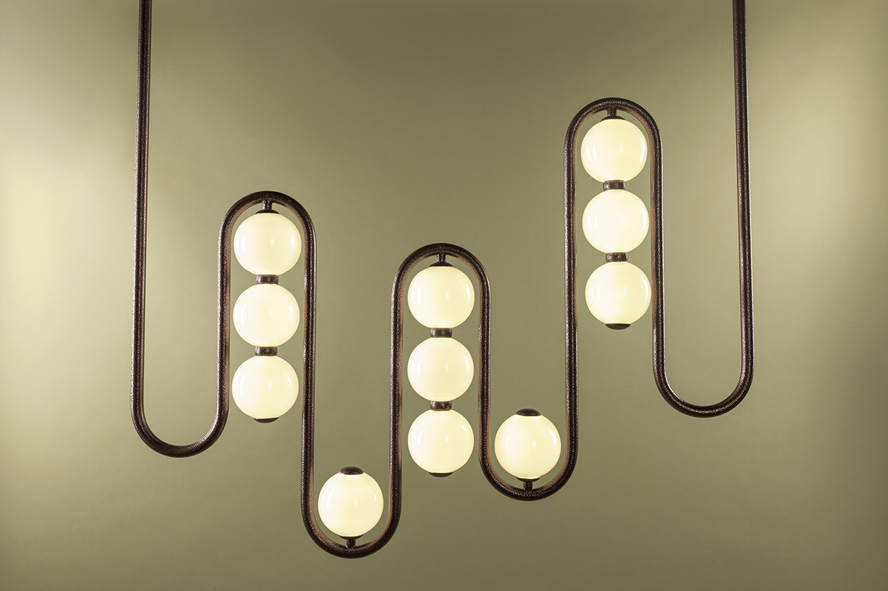 lighting，a chandelier，Floor lamp，Bauhaus ，