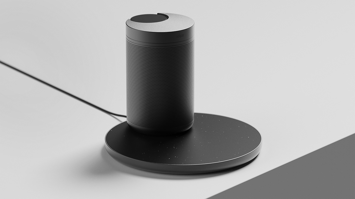 speaker，Bluetooth，Wireless charging base，black，