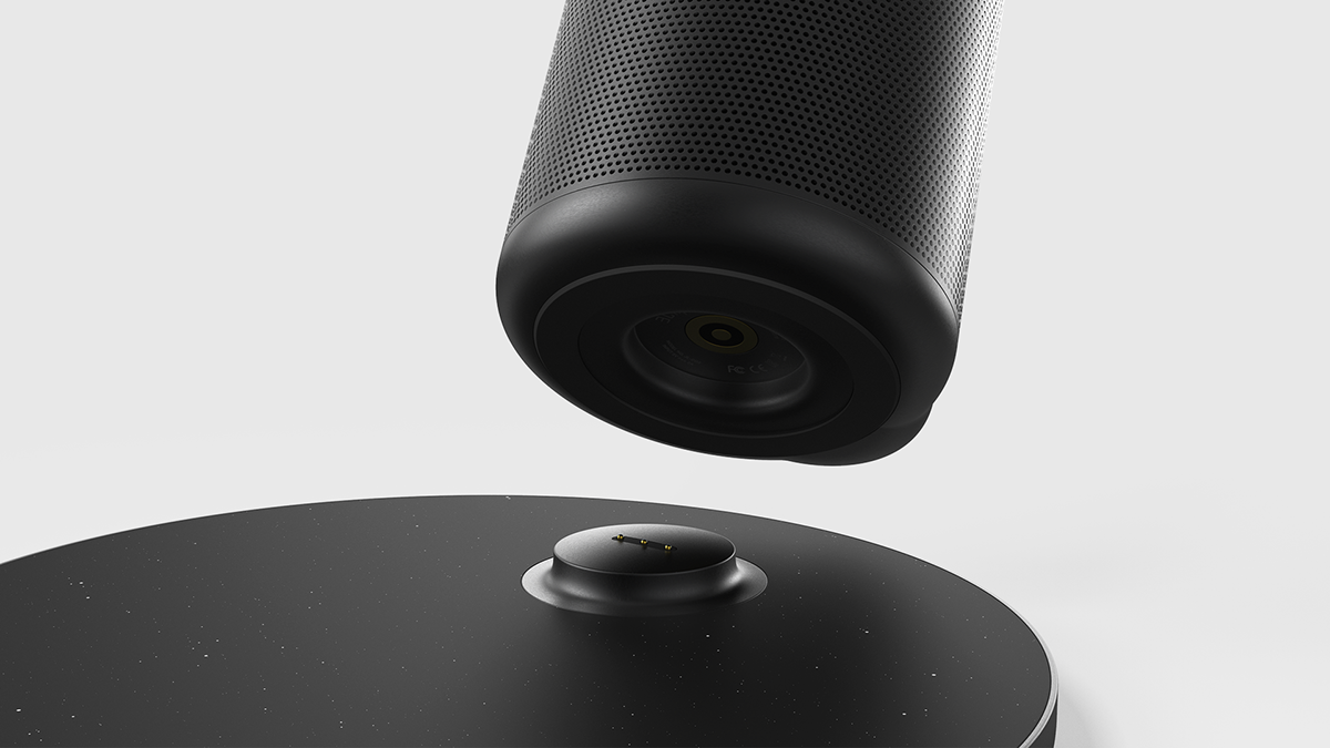 speaker，Bluetooth，Wireless charging base，black，