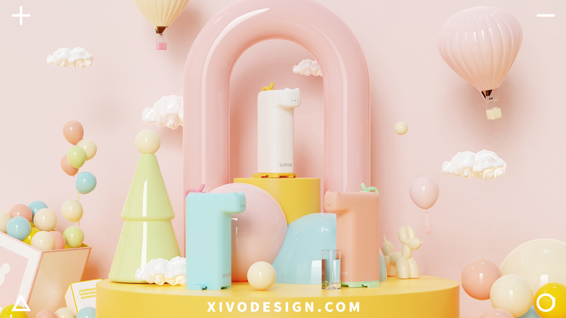 household electrical appliances，small home appliances，kitchen，SUPOR，Good simple geometry，be younger，an electric appliance，Home，