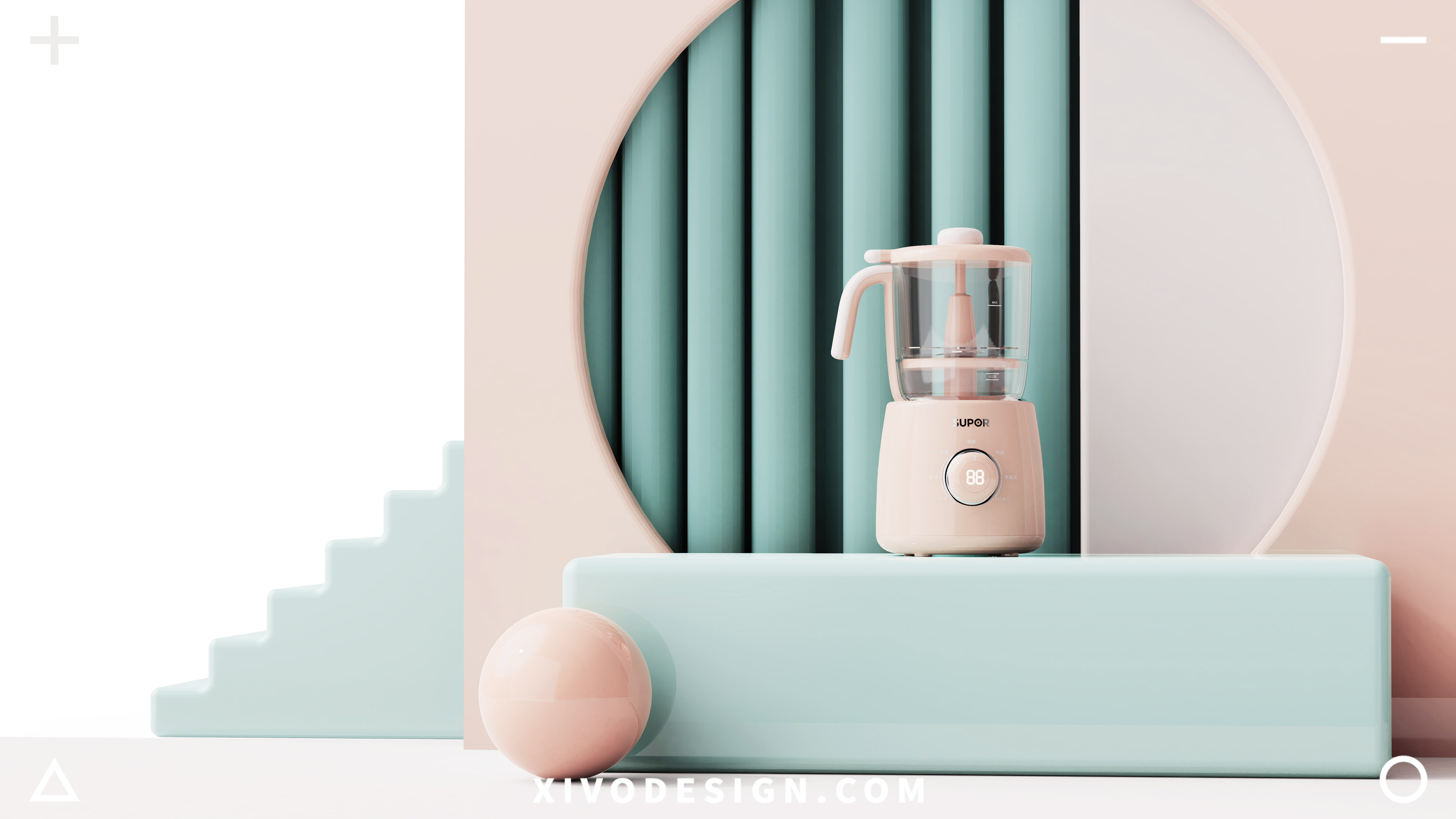 household electrical appliances，small home appliances，kitchen，SUPOR，Good simple geometry，be younger，an electric appliance，Home，