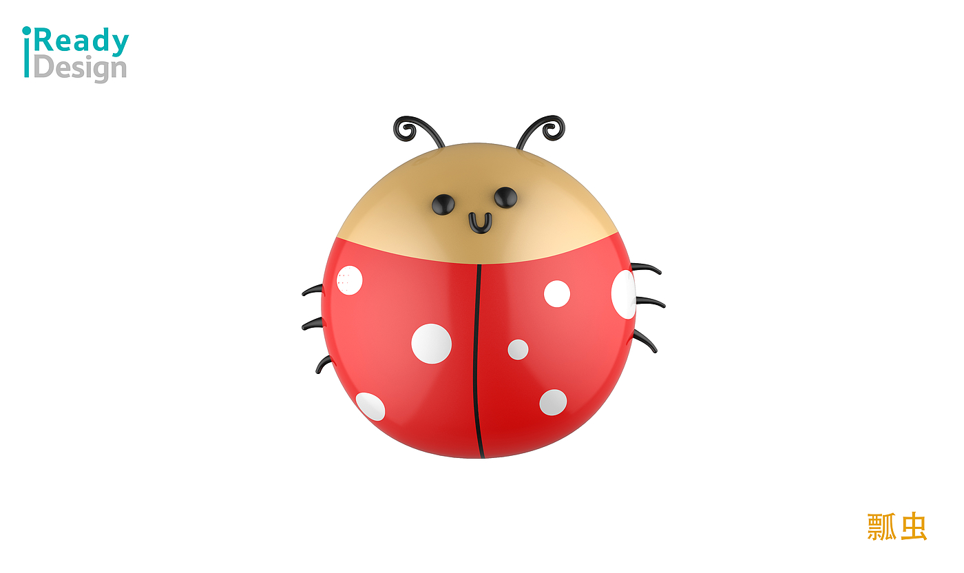 Ladybug，lovely，Cartoon，3D paste，gift，Promotional products，