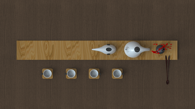 Tea set design，