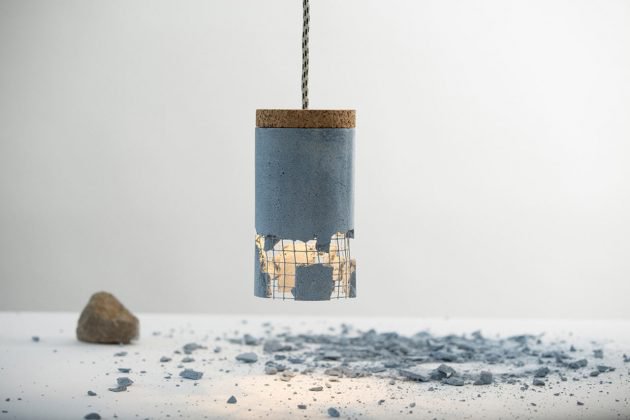 concrete，lamps and lanterns，lamp，product design，