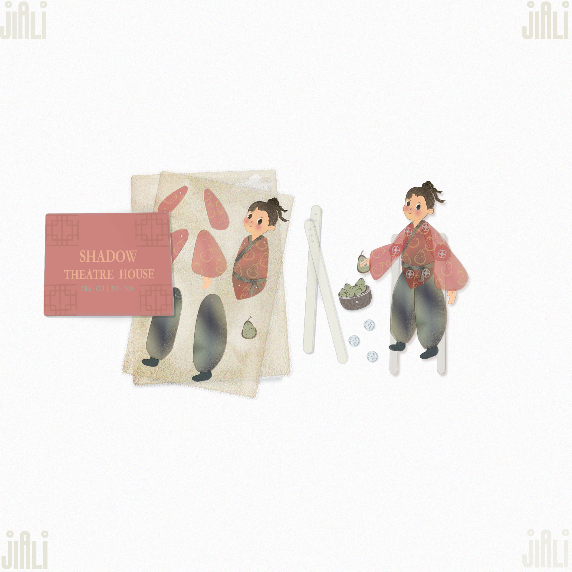 Cultural and creative products，Children's Enlightenment，Family interaction，