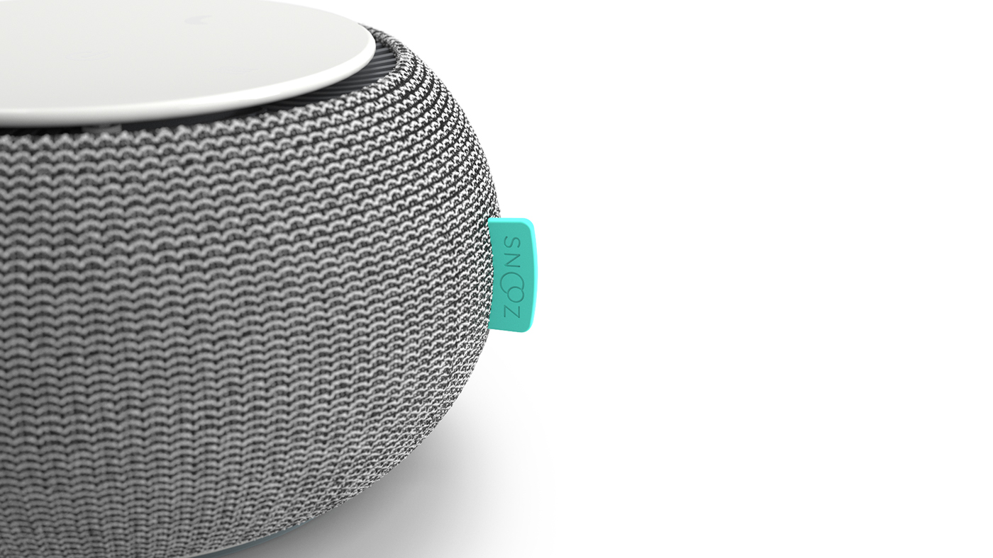 snooz，Acoustic noise machine，Help sleep，Knitted fabric，Wireless intelligent Bluetooth，