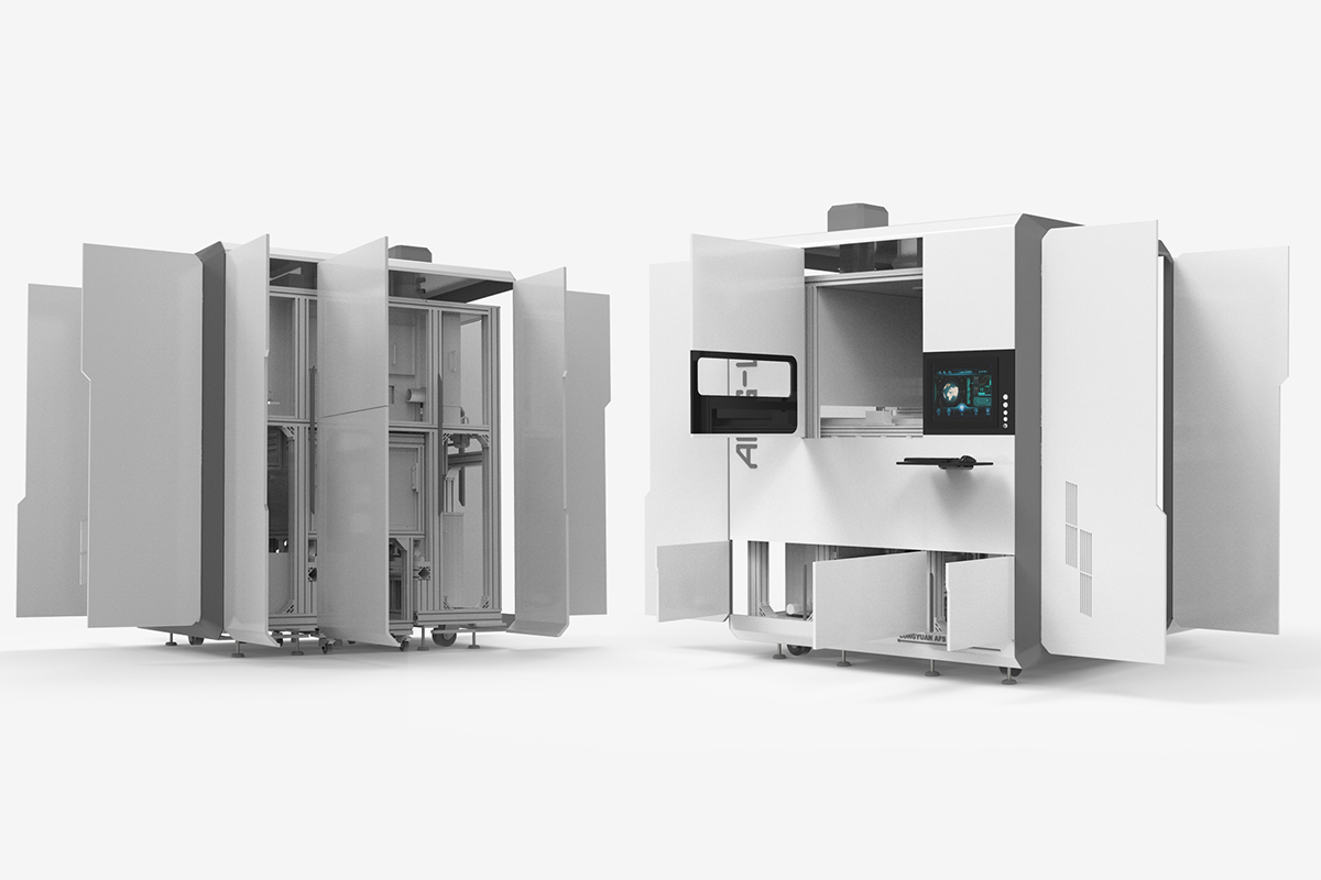 3D printing，Sheet metal process，Simple fuselage，industrial design，