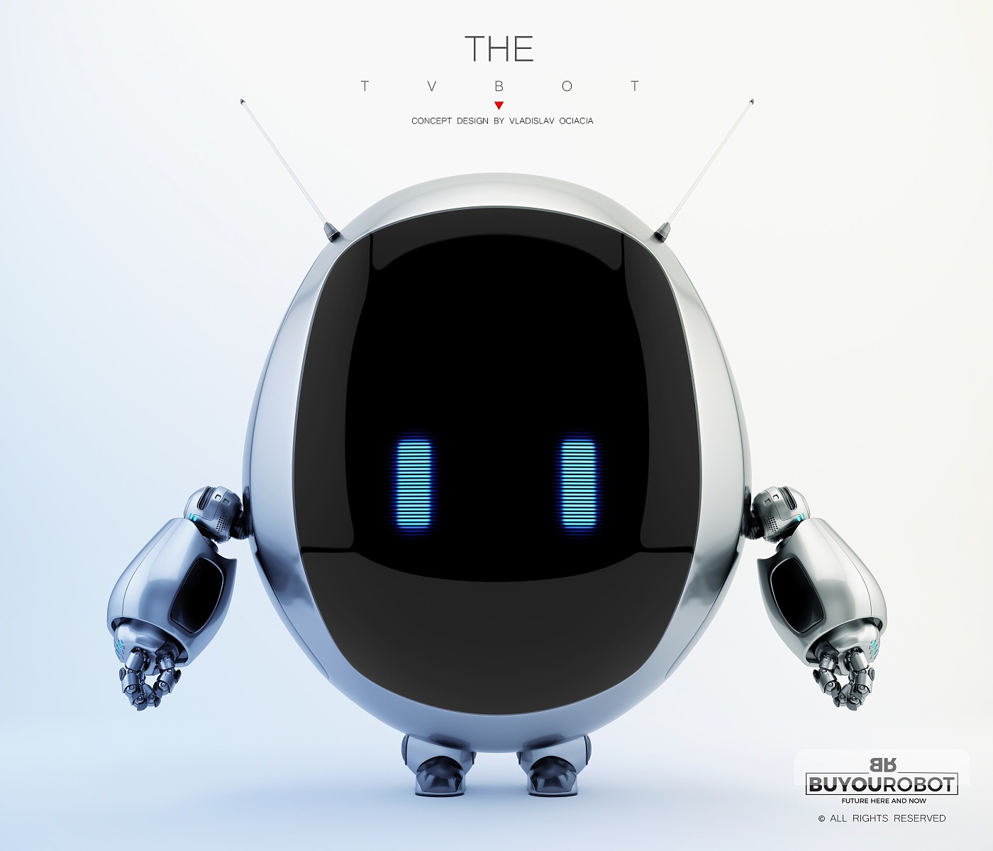 lovely，tv，TV robot，conceptual design，