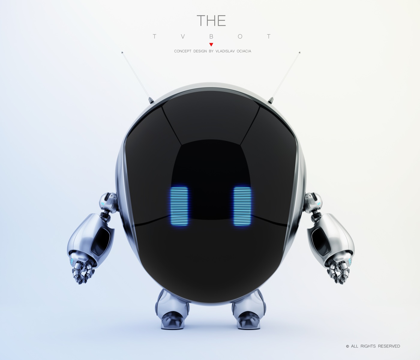 lovely，tv，TV robot，conceptual design，