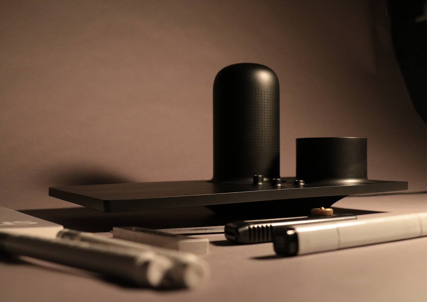 Urban forest，Desktop Wireless Speaker，wireless charger ，pen container，