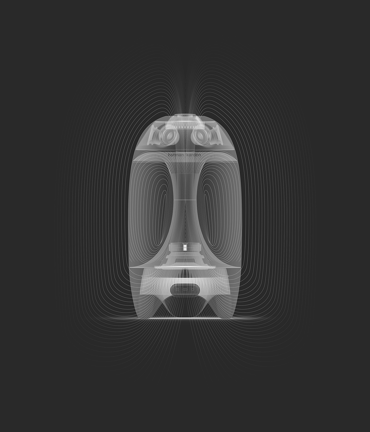 Wireless speaker，conceptual design，