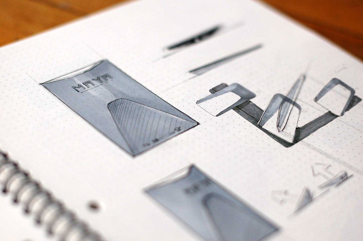 Maya e-book reader，Appearance design，