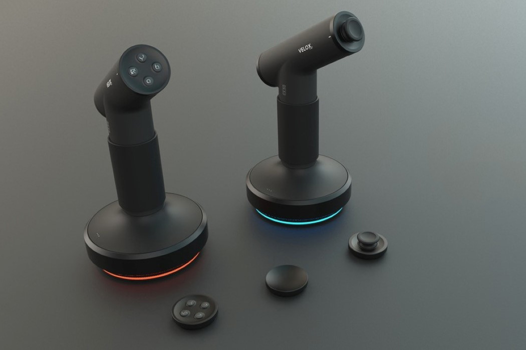 axis，Game handle，Intelligent modularization，Plastic matte black，