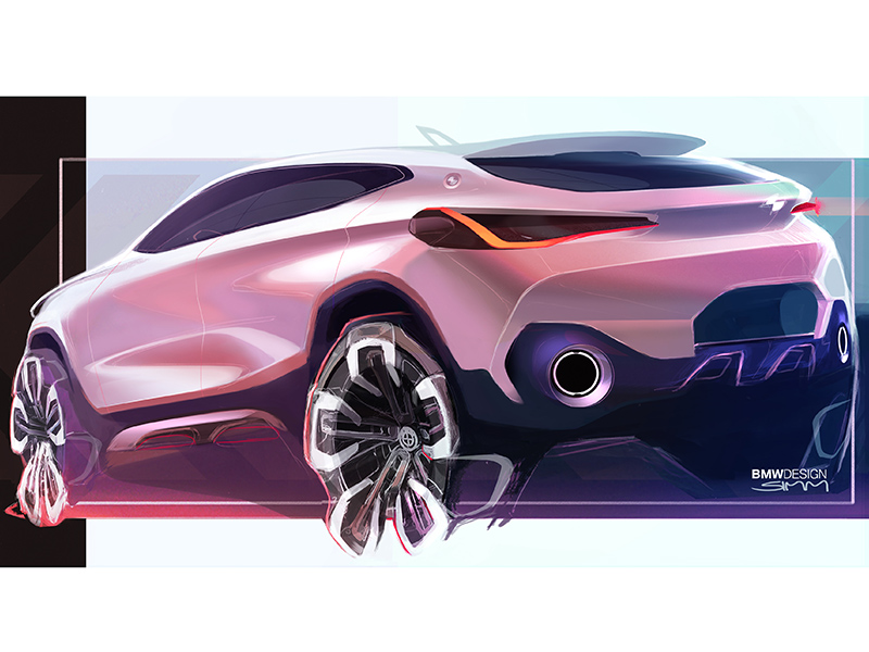 Hand drawn，automobile，industrial design，Line，